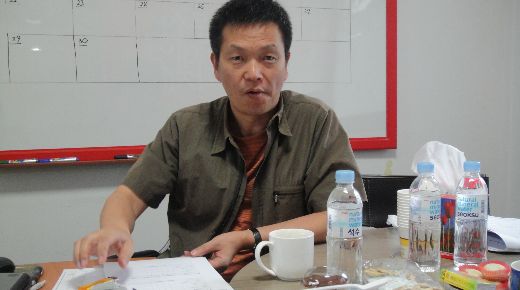 为亚洲纪录片基金工作中